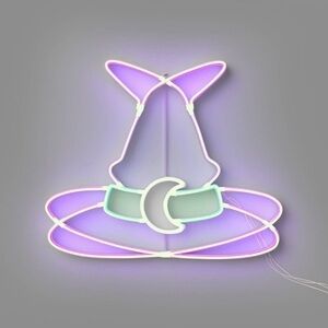 NIB. HYDE & EEK! Witch Hat Neon Light